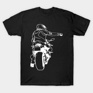 Motorbike bike motor scooter fire chair machine race T-Shirt